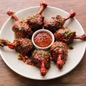 Chicken Lollipop with Fries