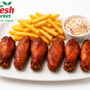 BBQ Chicken Wings with Fries – Nakuru